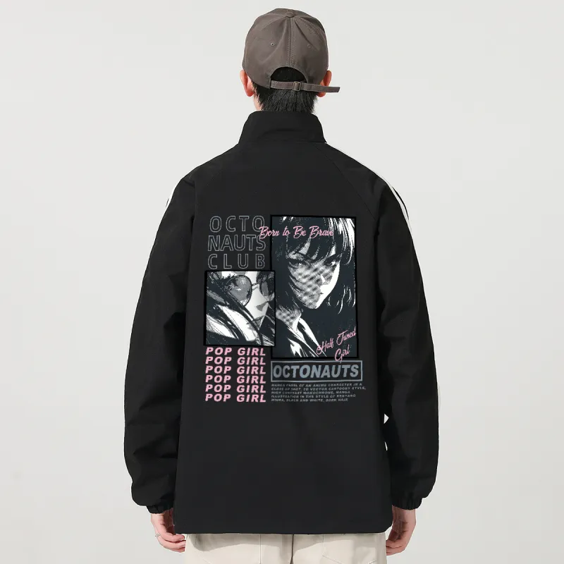 Small Columns Under The Sea Jackets Coats Unisex-3