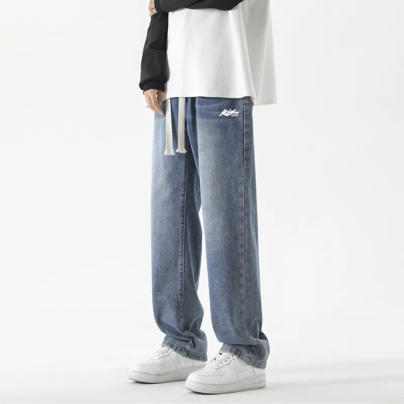 Small Columns Under The Sea Jeans Unisex-3