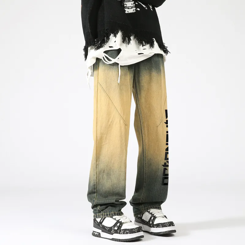 Small Columns Under The Sea Jeans Unisex-11