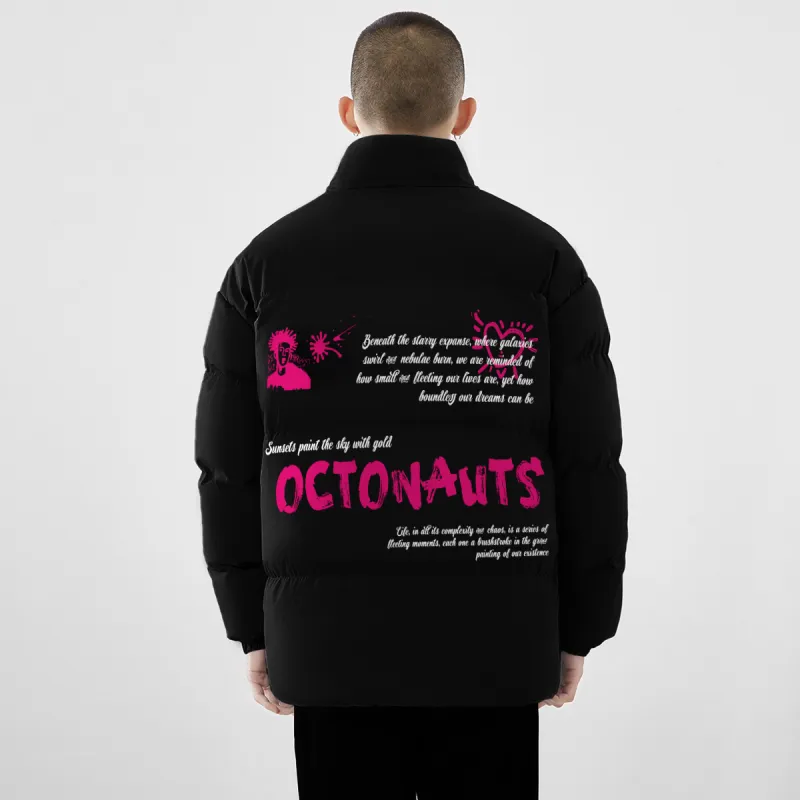 Small Columns Under The Sea Puffer Jacket Unisex-3