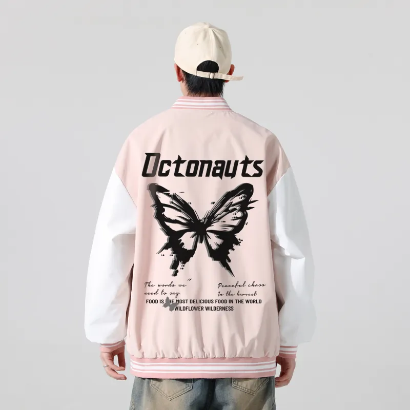 Small Columns Under The Sea Baseball Jacket Unisex-7