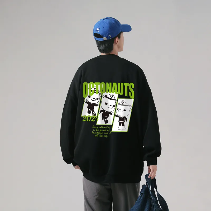 Small Columns Under The Sea Sweatshirt Unisex-2