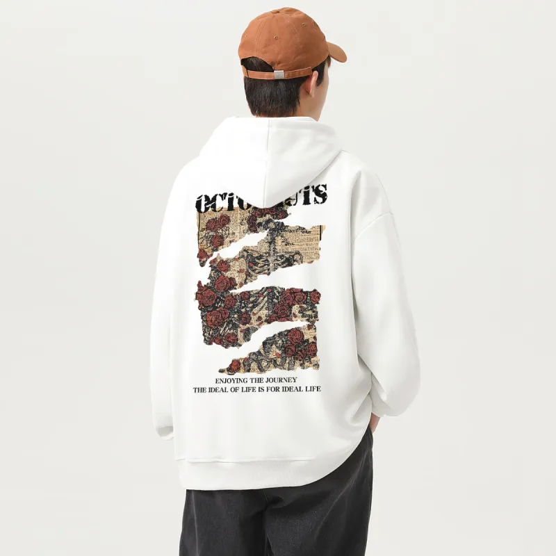 Small Columns Under The Sea Sweatshirt Set Unisex-14