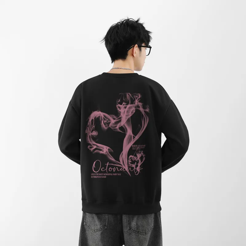 Small Columns Under The Sea Sweatshirt Set Unisex-8