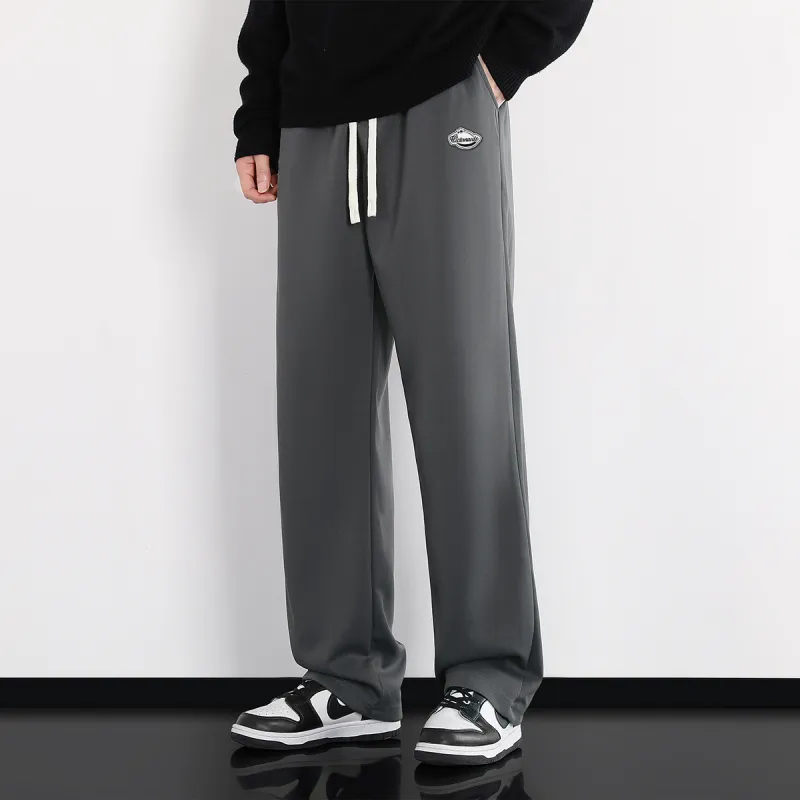 Small Columns Under The Sea Knitted Sports Pants Unisex-8