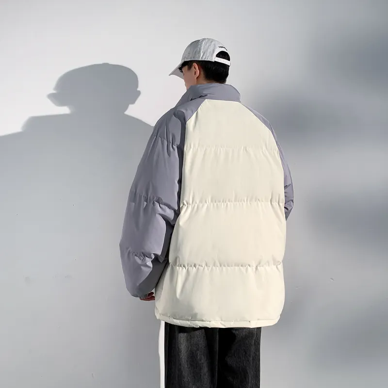 Small Columns Under The Sea Puffer Jacket Unisex-7