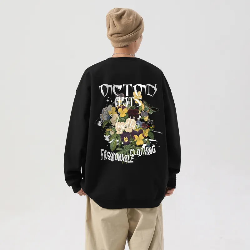 Small Columns Under The Sea Sweatshirt Unisex-2