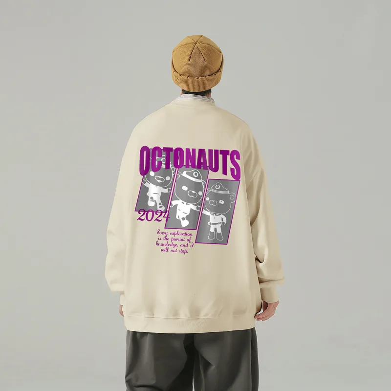 Small Columns Under The Sea Sweatshirt Unisex-7