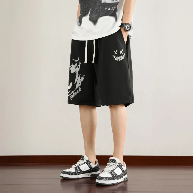 Small Columns Under The Sea Casual Shorts Unisex-2