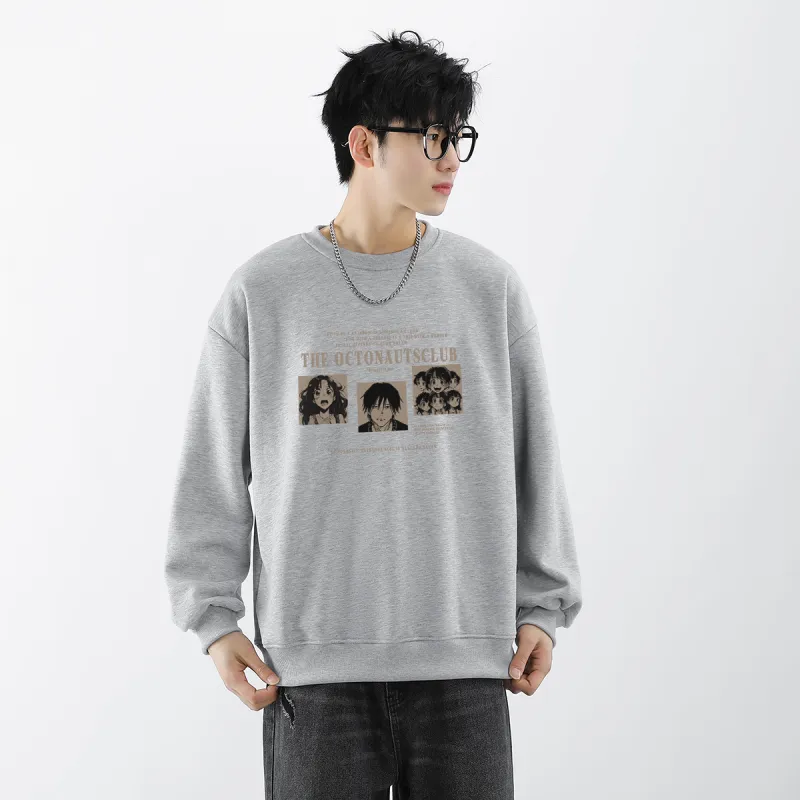 Small Columns Under The Sea Sweatshirt Set Unisex-12
