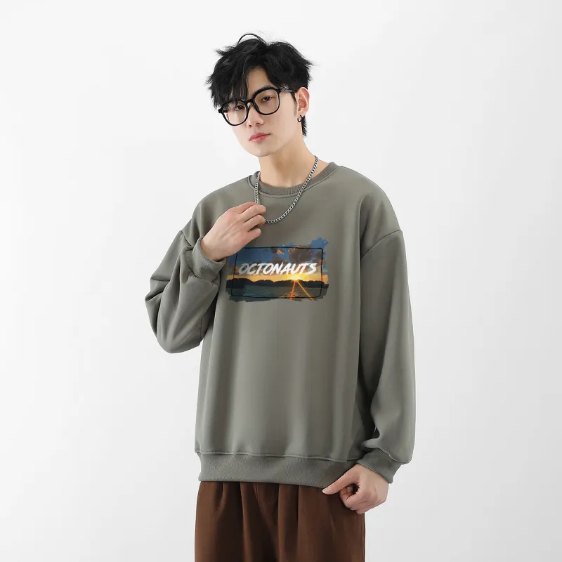 Small Columns Under The Sea Sweatshirt Unisex-12