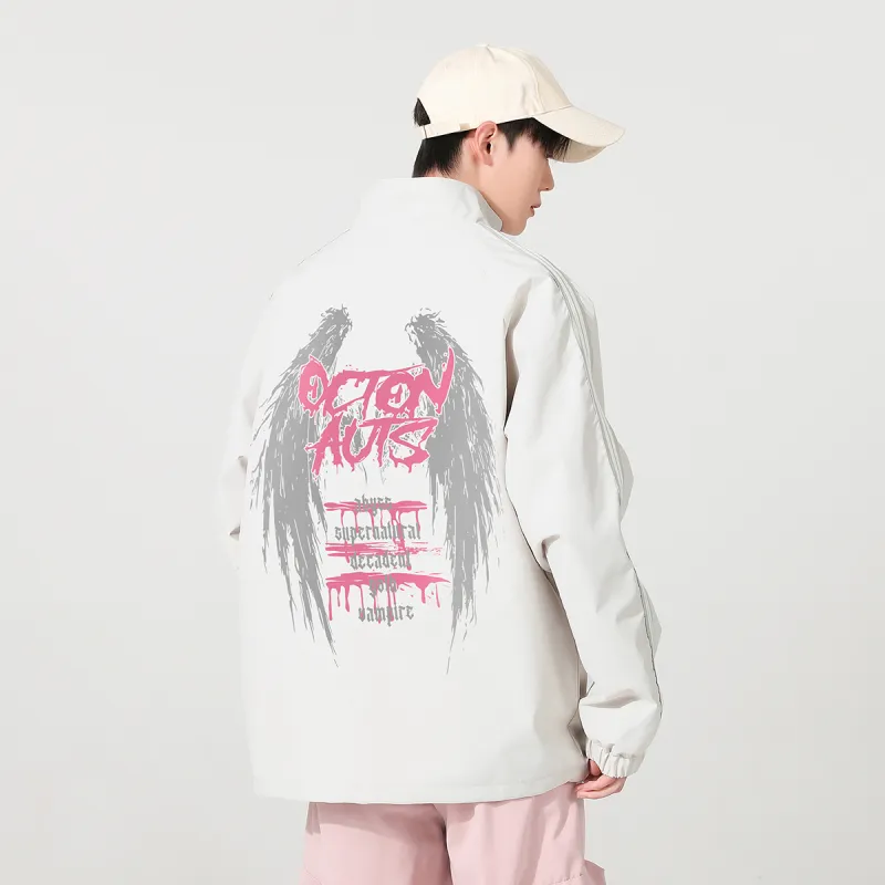 Small Columns Under The Sea Jackets Coats Unisex-8