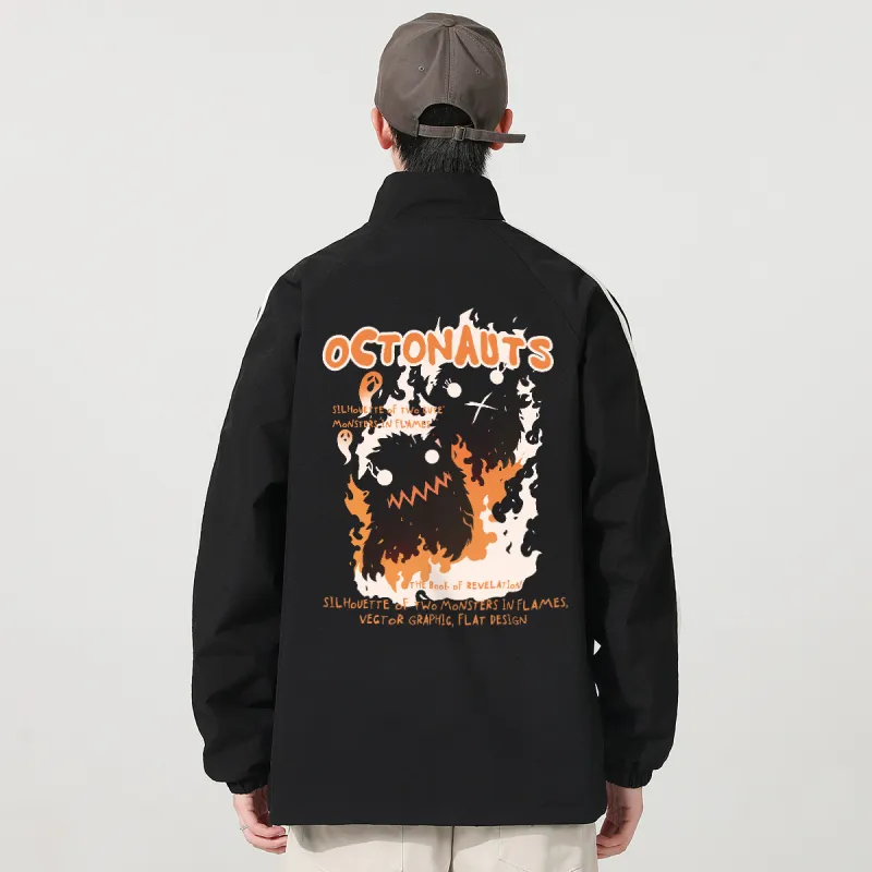 Small Columns Under The Sea Jackets Coats Unisex-3