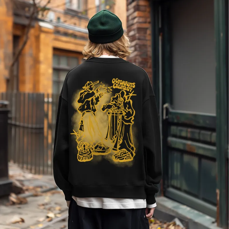 Small Columns Under The Sea Sweatshirt Unisex-31