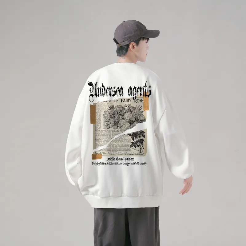 Small Columns Under The Sea Sweatshirt Unisex-7