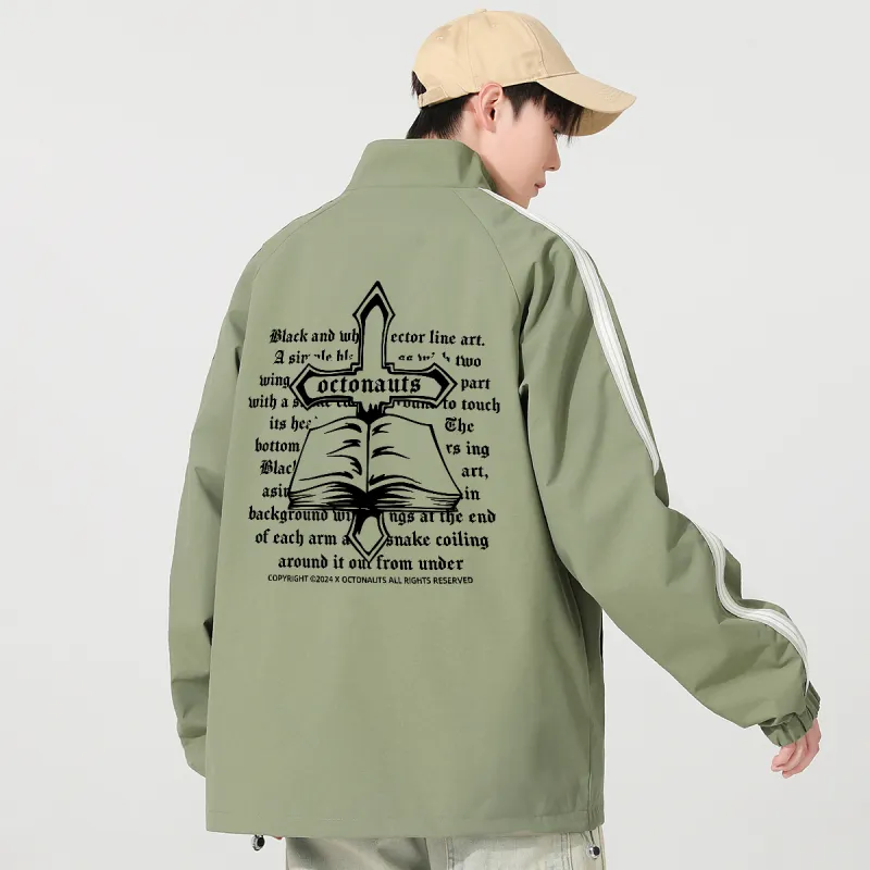 Small Columns Under The Sea Jackets Coats Unisex-11