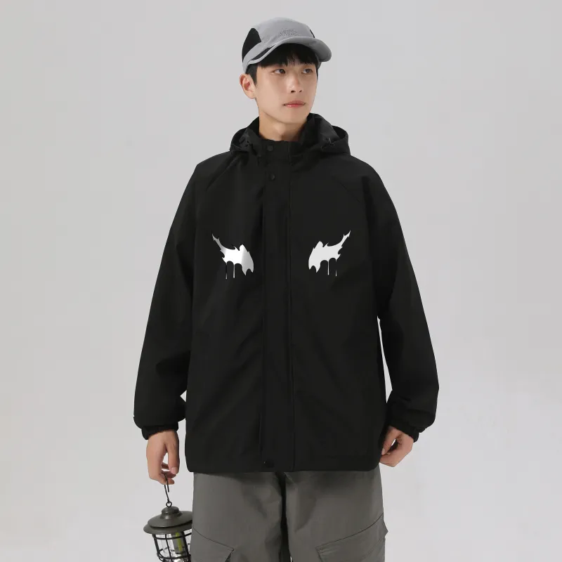 Small Columns Under The Sea Jackets Coats Unisex-4
