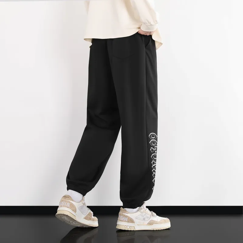 Small Columns Under The Sea Knitted Sports Pants Unisex-5
