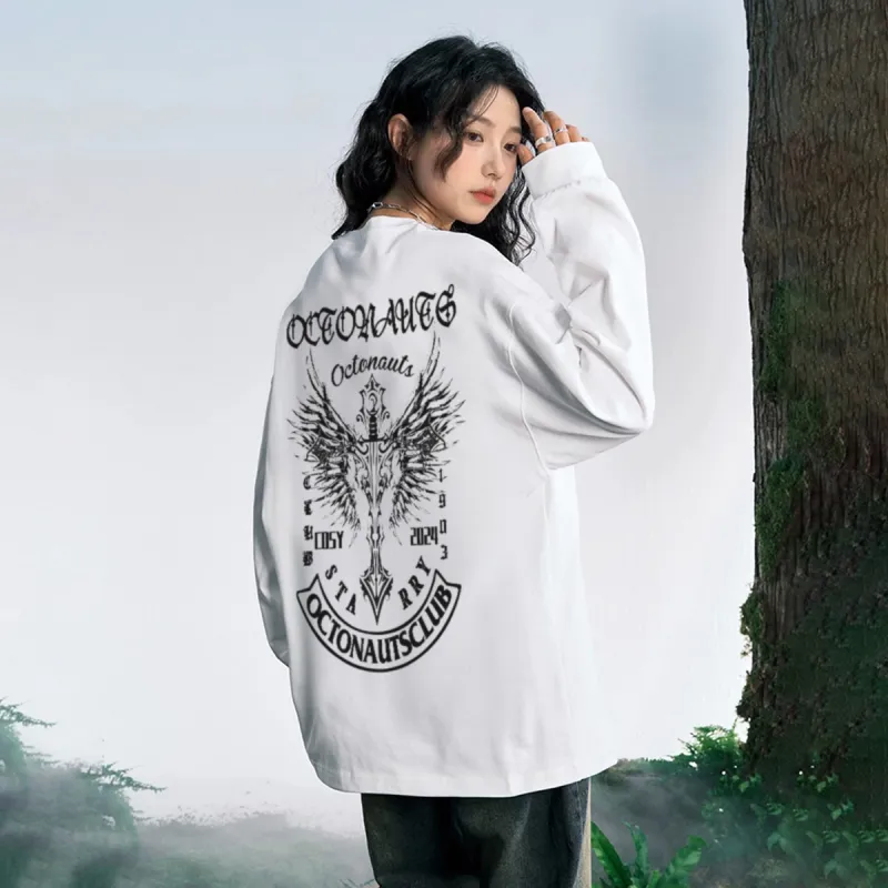 Small Columns Under The Sea Long Sleeved T Shirts Unisex-2