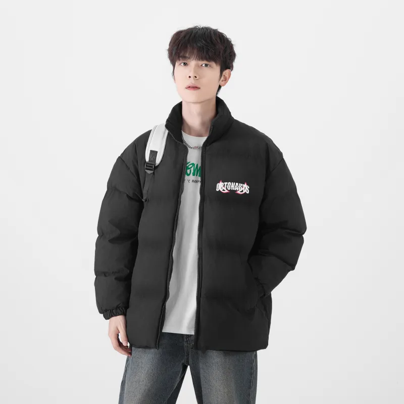 Small Columns Under The Sea Puffer Jacket Unisex-3