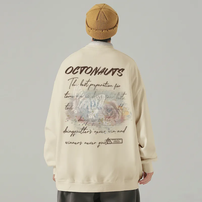 Small Columns Under The Sea Sweatshirt Unisex-6