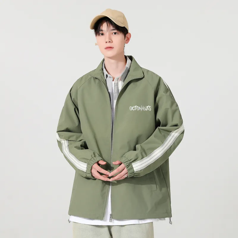 Small Columns Under The Sea Jackets Coats Unisex-10