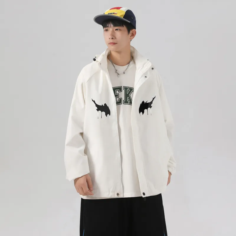 Small Columns Under The Sea Jackets Coats Unisex-8