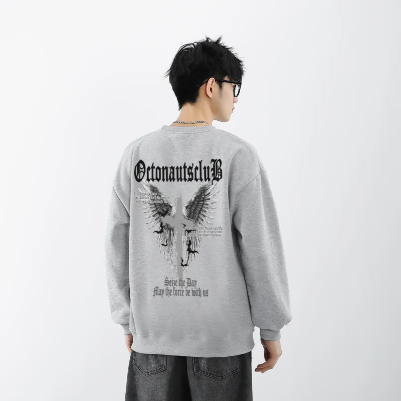 Small Columns Under The Sea Sweatshirt Set Unisex-12