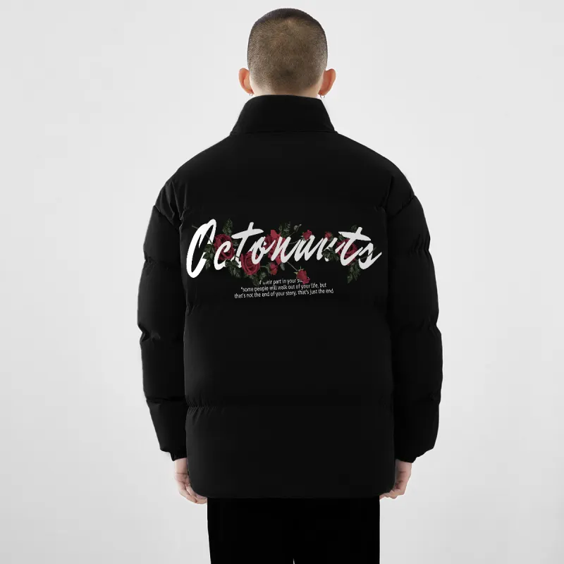 Small Columns Under The Sea Puffer Jacket Unisex-2