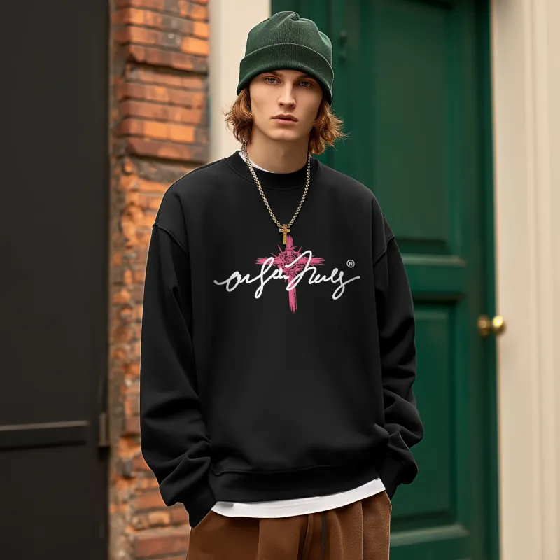 Small Columns Under The Sea Sweatshirt Unisex-25