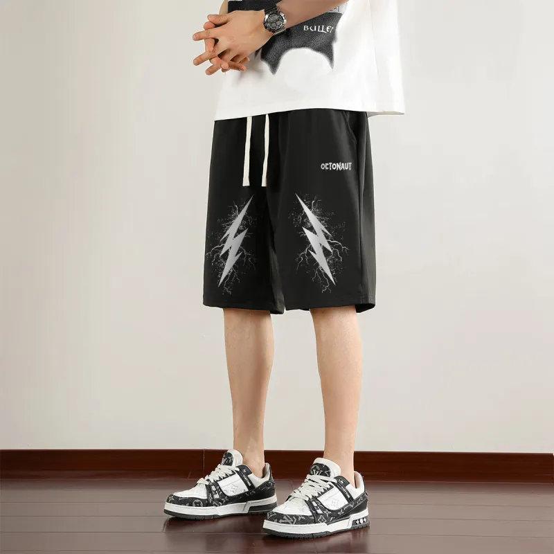 Small Columns Under The Sea Casual Shorts Unisex-3