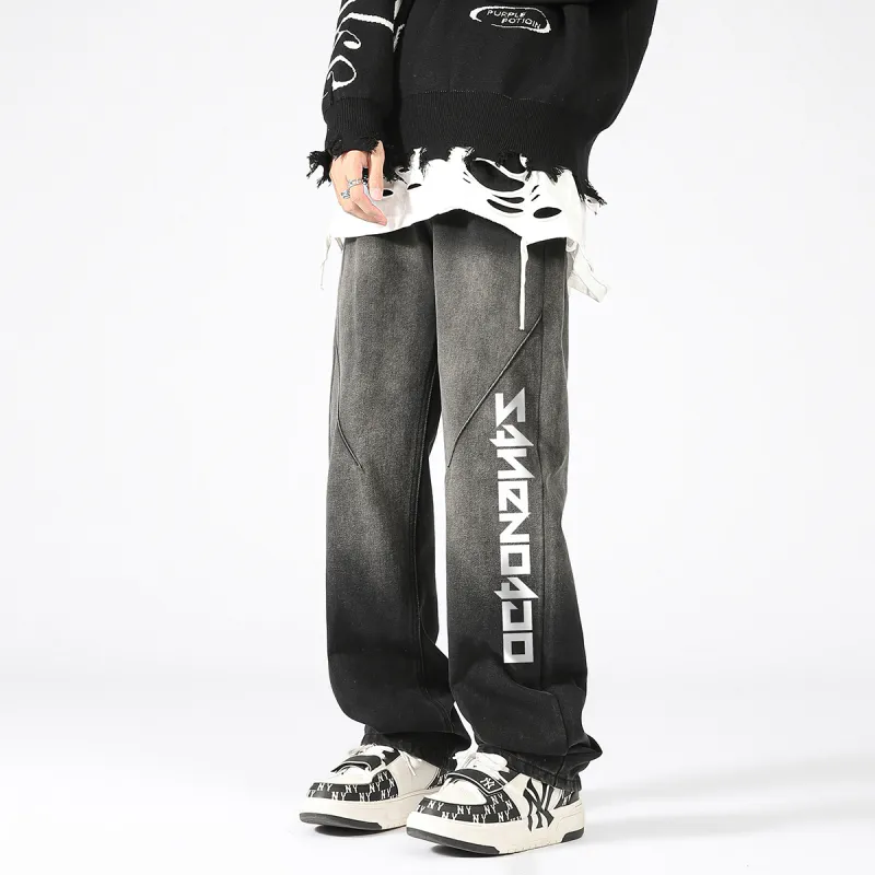Small Columns Under The Sea Jeans Unisex-3
