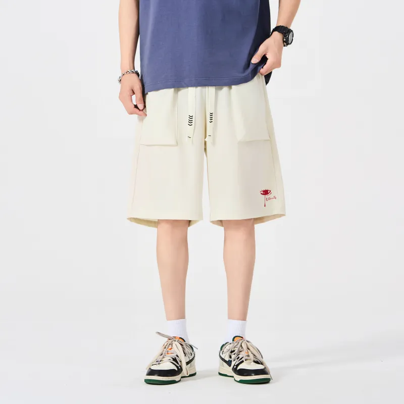 Small Columns Under The Sea Casual Shorts Unisex-6