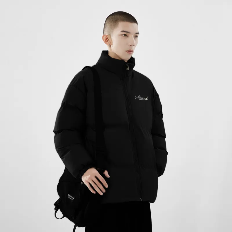 Small Columns Under The Sea Puffer Jacket Unisex-3
