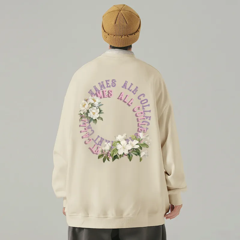 Small Columns Under The Sea Sweatshirt Unisex-13