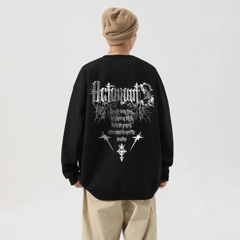 Small Columns Under The Sea Sweatshirt Unisex-2