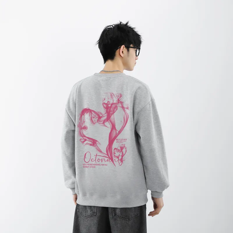Small Columns Under The Sea Sweatshirt Set Unisex-26