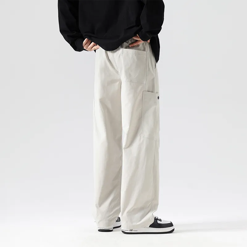 Small Columns Under The Sea Cargo Pants Unisex-3