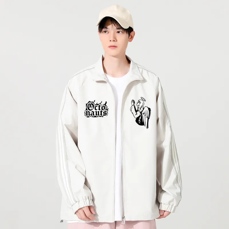 Small Columns Under The Sea Jackets Coats Unisex-6
