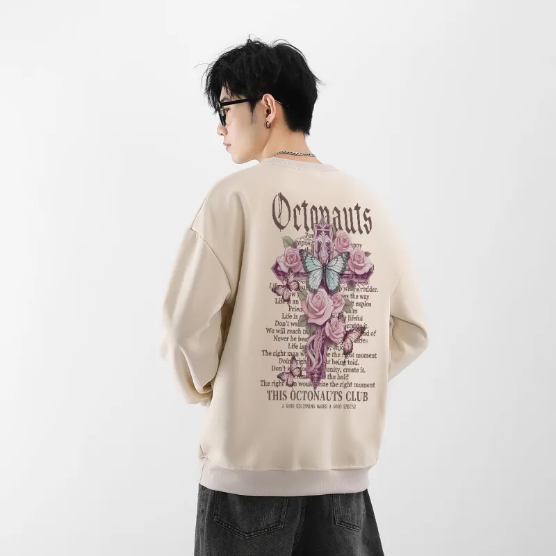 Small Columns Under The Sea Sweatshirt Unisex-14