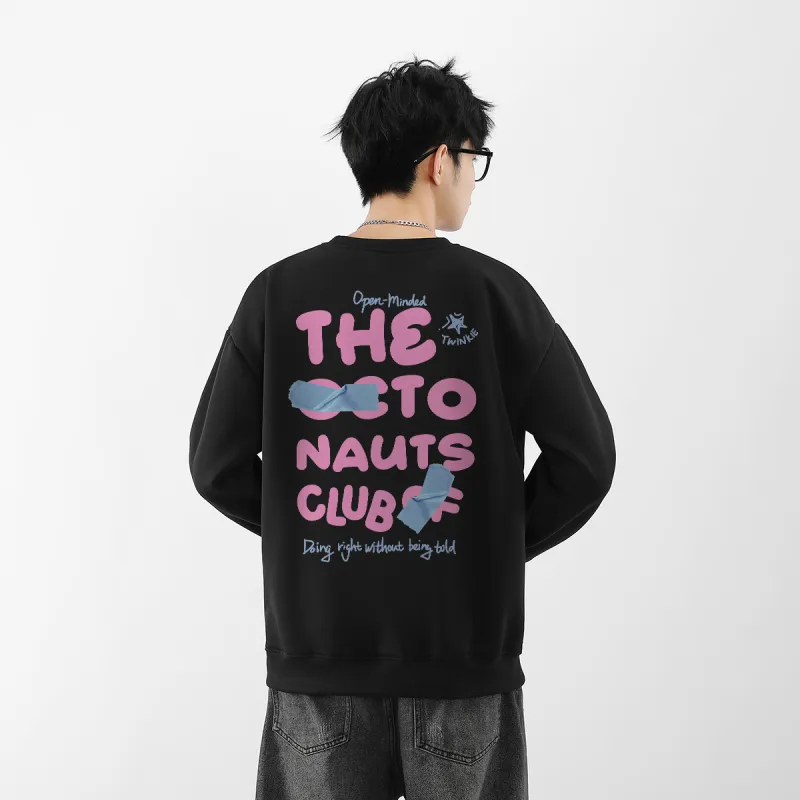 Small Columns Under The Sea Sweatshirt Set Unisex-8