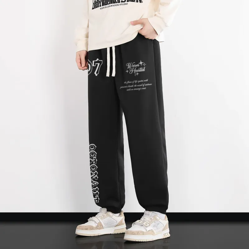 Small Columns Under The Sea Knitted Sports Pants Unisex-3