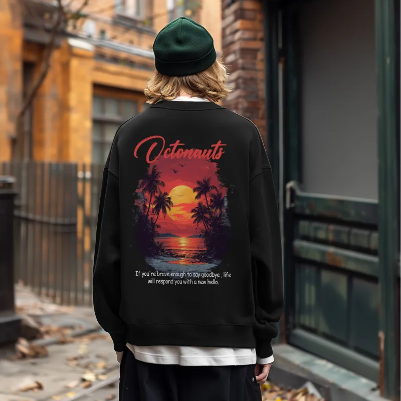 Small Columns Under The Sea Sweatshirt Unisex-21