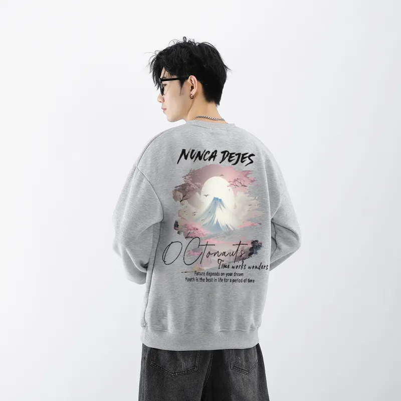 Small Columns Under The Sea Sweatshirt Set Unisex-29