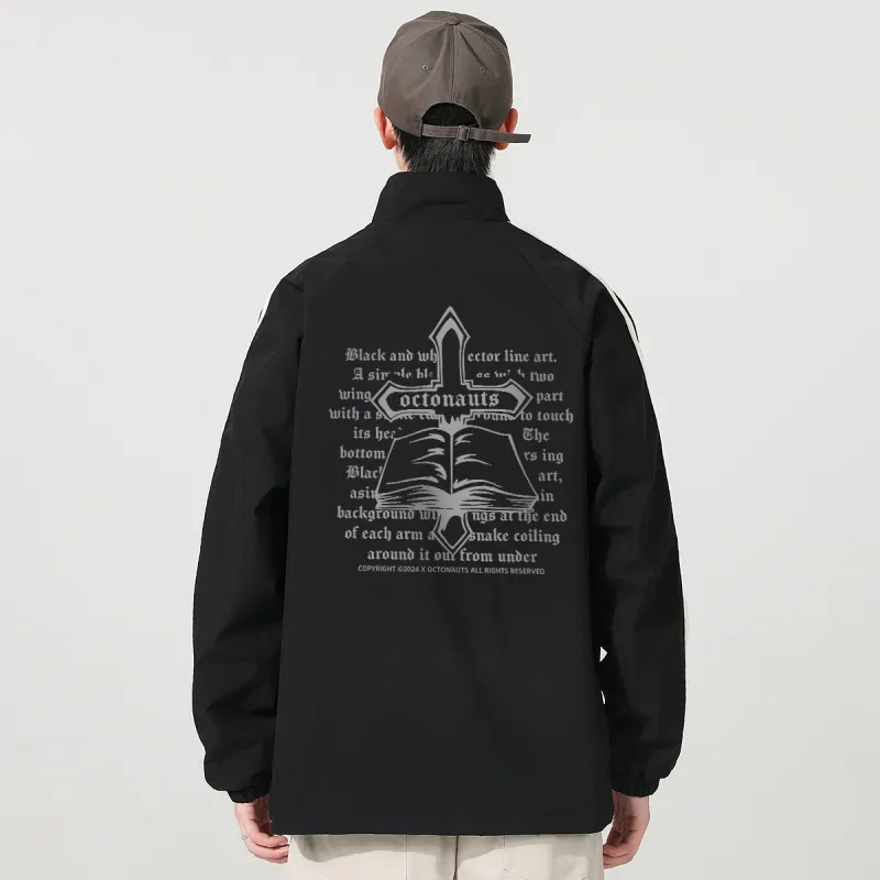 Small Columns Under The Sea Jackets Coats Unisex-3