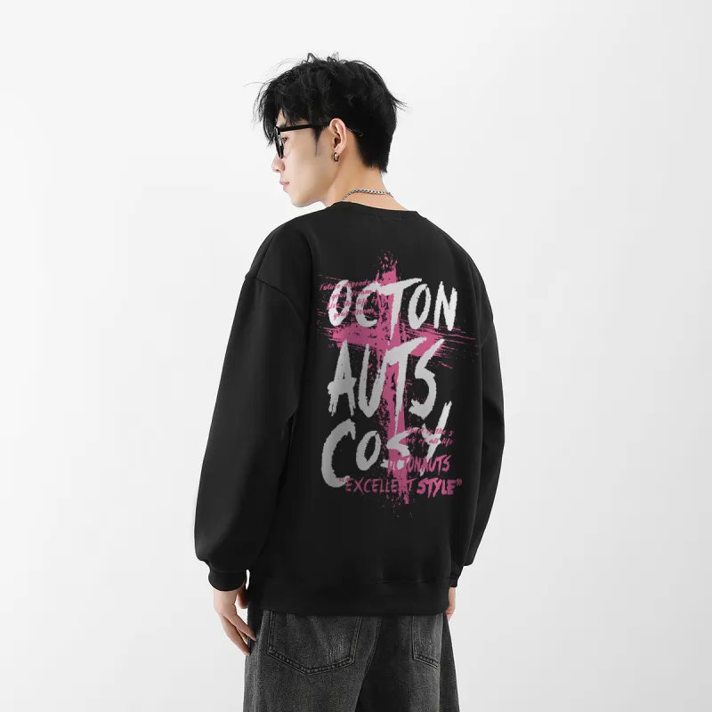 Small Columns Under The Sea Sweatshirt Set Unisex-8