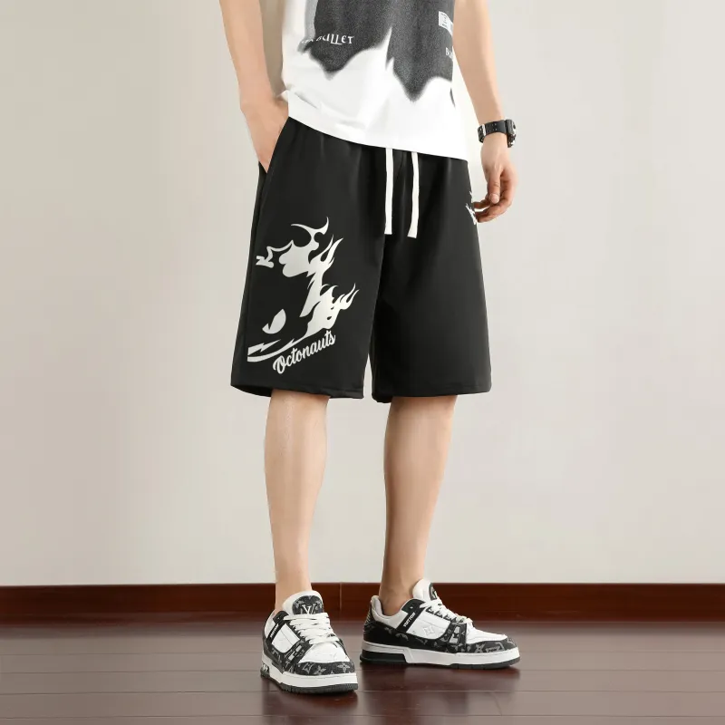 Small Columns Under The Sea Casual Shorts Unisex-3