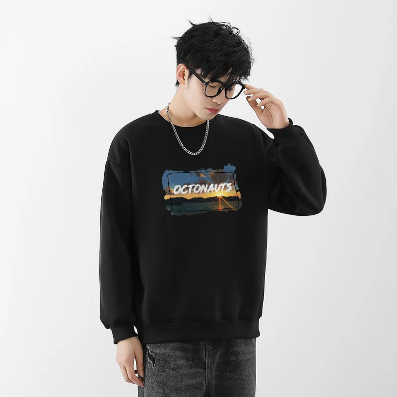 Small Columns Under The Sea Sweatshirt Unisex-8