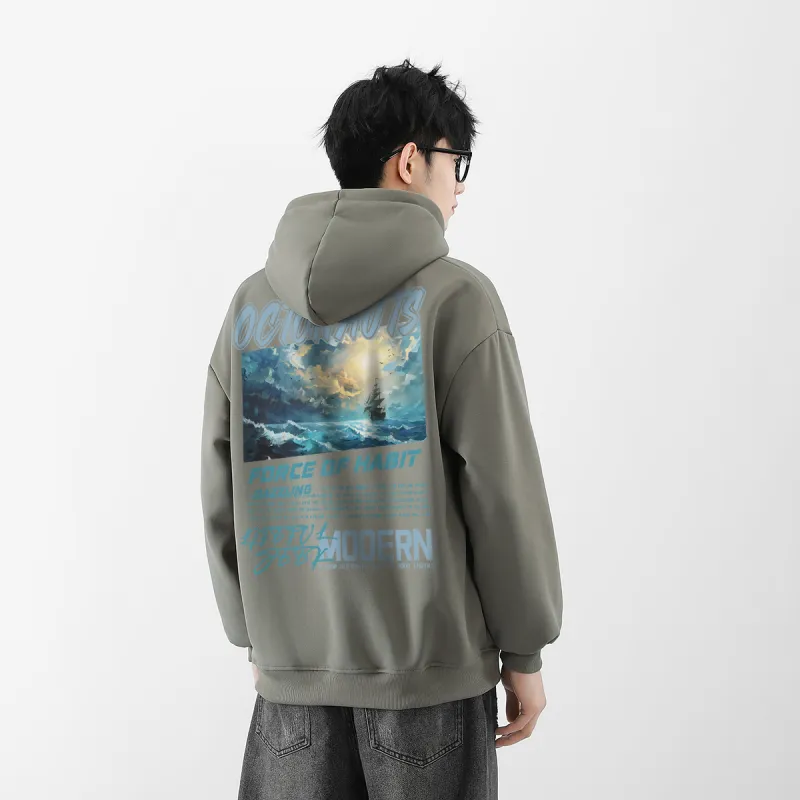 Small Columns Under The Sea Hoodie Unisex-10