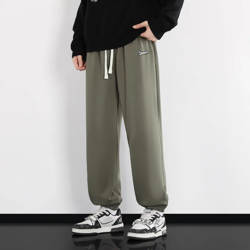 Small Columns Under The Sea Knitted Sports Pants Unisex-4